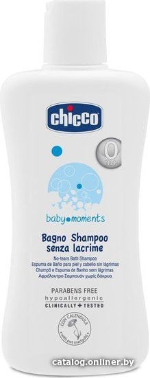 

Шампунь детский Chicco Baby Moments без слез с календулой 200 мл (340628092)
