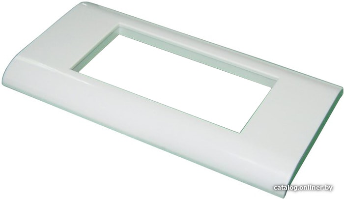 

Накладка для розетки Lanmaster LAN-FR45x90-WH