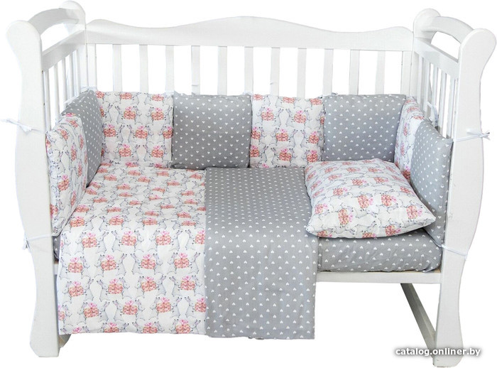 

Постельное белье Amarobaby Подарочек AMARO-3015-PoS (15 предметов, серый)