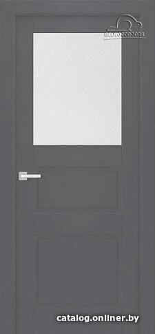 

Межкомнатная дверь Belwooddoors Инари 90 см (стекло, эмаль, графит/мателюкс 39)