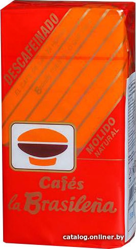 

Кофе Cafes la Brasilena Декофеинизированный (Descafeinado) молотый 250 г