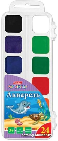 

Акварельные краски Hatber Дельфины KKa-24010 (24 цв.)