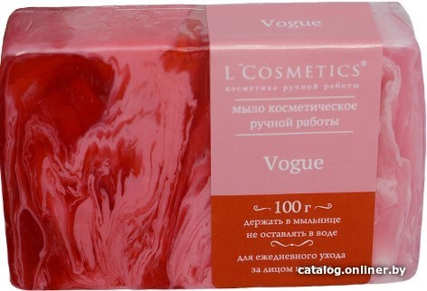 

L'Cosmetics Мыло твердое Ручной работы Vogue по мотивам Guccy Flora By Guccy 100 г