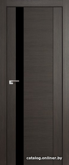

Межкомнатная дверь ProfilDoors 62X 70x200 (грей мелинга/черный лак)