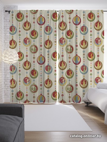 

Комплект штор JoyArty Шары для украшений 1.45x2.65 м p_52582_145x265 (2 шт)