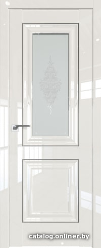 

Межкомнатная дверь ProfilDoors 28L 50x200 (магнолия люкс серебро, стекло кристалл матовый)