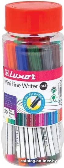 

Набор линеров Luxor Fine Writer 045 7120M/20J (20 цветов)