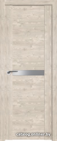 

Межкомнатная дверь ProfilDoors 2.01XN 60x200 (каштан светлый, стекло Lacobel Серебряный лак)