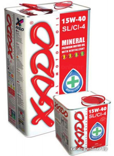 

Моторное масло Xado Atomic Oil 15W-40 SL/CI-4 4л