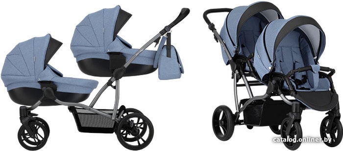 

Универсальная коляска BEBETTO Bebetto42 Comfort (2 в 1, 02, графитовая рама)