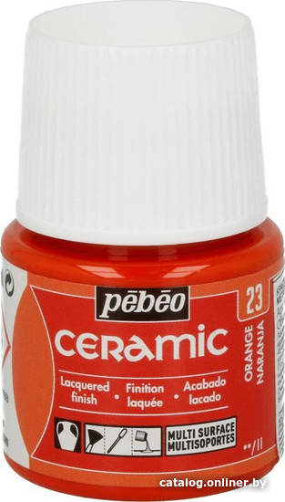 

Краска для стекла и керамики PEBEO Ceramic 025-023 (45 мл, оранжевый)