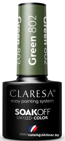 

Гель-лак Claresa Hybrid Green 802 5 мл
