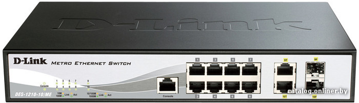 

Управляемый коммутатор 2-го уровня D-Link DES-1210-10/ME/B1A