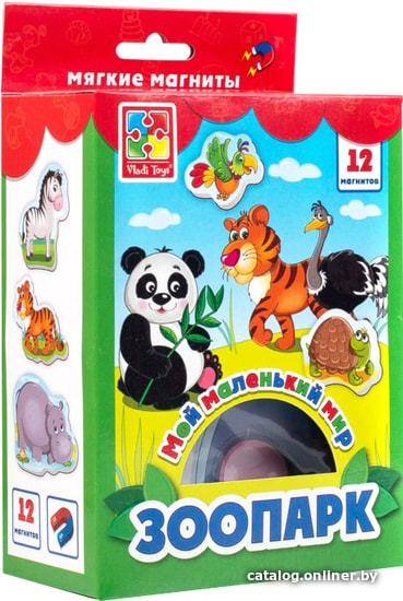 

Развивающая игрушка Vladi Toys Мой маленький мир. Зоопарк VT3106-02