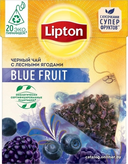 

Черный чай Lipton Blue Fruit Tea 20 шт