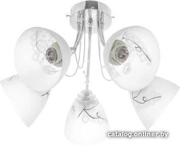 

Люстра средней высоты Aitin Pro НПБ 02-5х60-102 XA1168B/5 (хром)