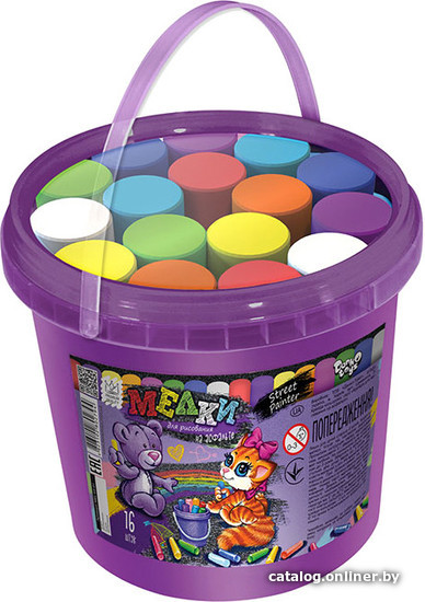 

Мел канцелярский Danko Toys MEL-03-01 (16 шт)