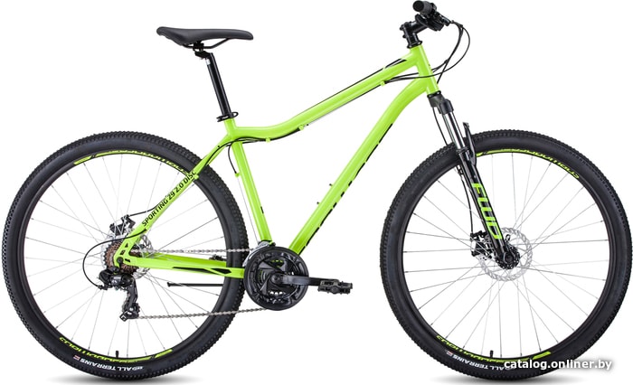 

Велосипед Forward Sporting 29 2.0 disc р.21 2021 (зеленый)
