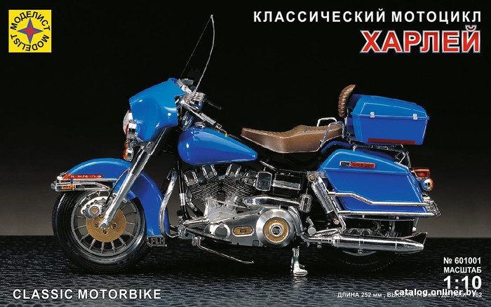 

Сборная модель Моделист Классический мотоцикл Харлей 601001 1:10