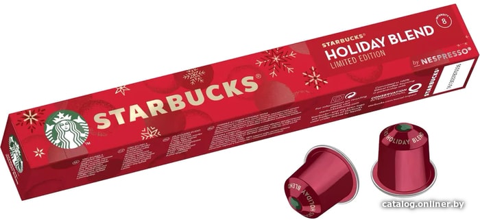 

Кофе в капсулах Starbucks Holiday Blend Limited Edition 10 шт