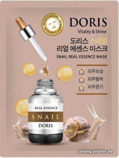 

Jigott Маска для лица Doris Snail Real Essence 25 мл