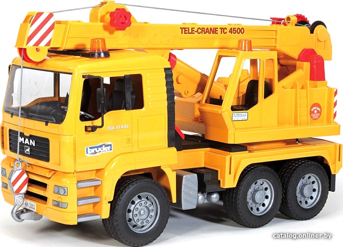

Автомобиль с краном Bruder MAN Crane truck (without Light and Sound Module) 02754