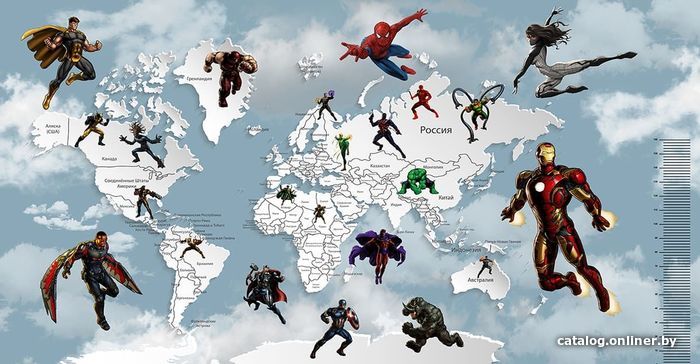 

Виниловые обои Citydecor Superhero 5 500x270