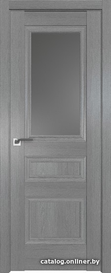 

Межкомнатная дверь ProfilDoors 2.39XN 90x200 (грувд серый, стекло графит)