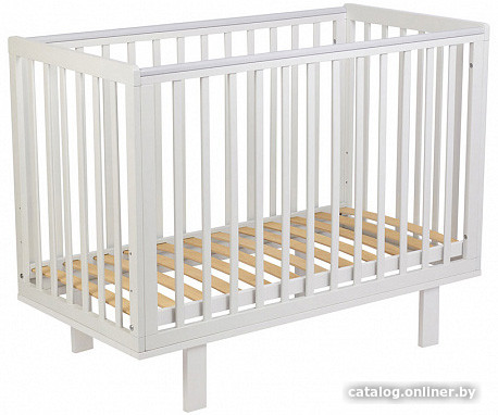

Классическая детская кроватка Polini Kids Simple 340 (белый)