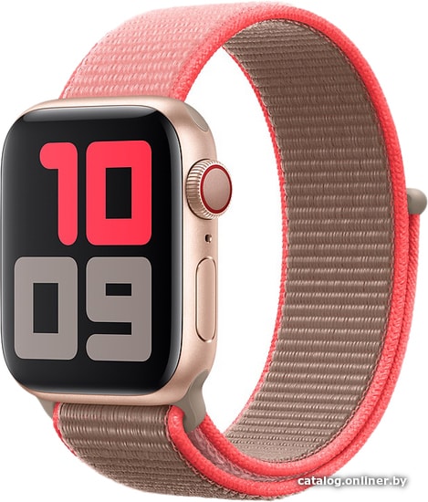 

Ремешок Apple из плетеного нейлона 40 мм (розовый неон) MXMN2