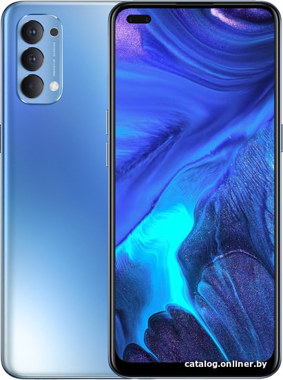 

Смартфон Oppo Reno4 международная версия 8GB/128GB (синий)