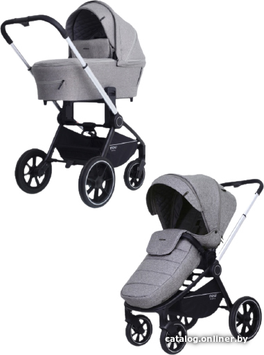 

Универсальная коляска Rant MOWbaby Zoom PU (2 в 1, silver beige)