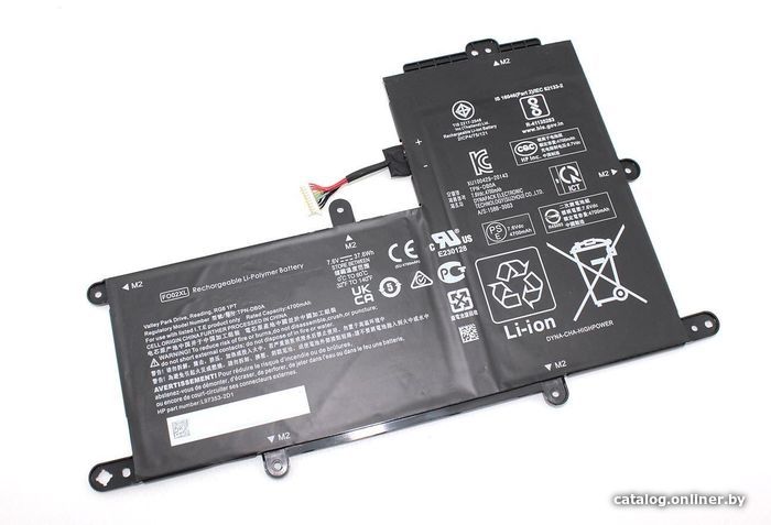 

Аккумуляторы для ноутбуков RageX FO02XL HP ChromeBook 11A-NA, 7.6В, 37.6Вт