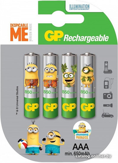 

Аккумулятор GP AAA 650mAh 4 шт.