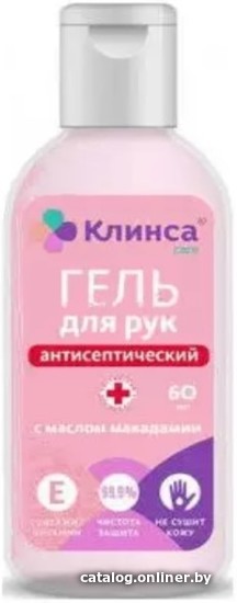 

Клинса Гель для рук С маслом макадамии и витамином Е 60 мл