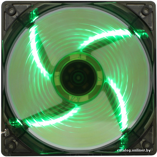 

Вентилятор для корпуса GameMax WindForce 4x Green LED (120 мм) [GMX-WF12G]