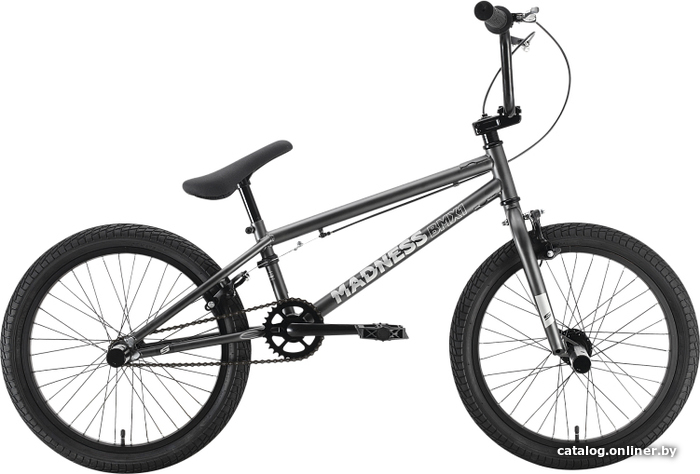 

Велосипед Stark Madness BMX 1 2022 (серый/серебристый)