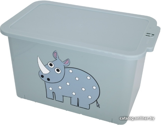 

Ящик для хранения Berossi Honey Animals АС 84275010 (серая мистерия/носорог)