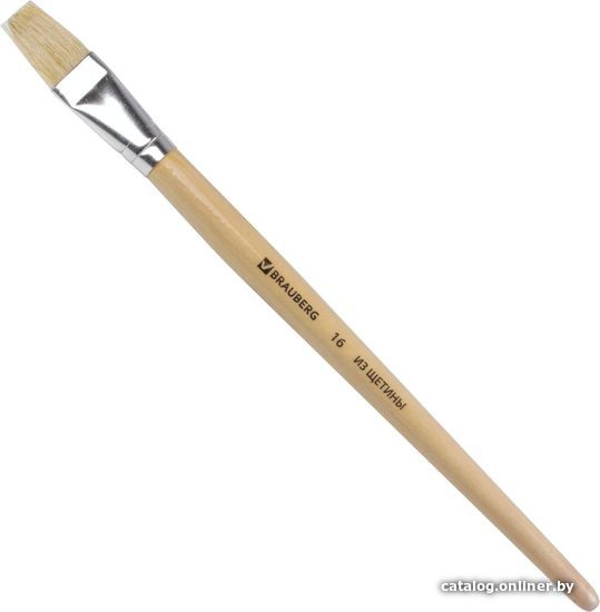 

Кисть для рисования BRAUBERG Щетина 16 200205 (плоская)