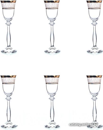 

Набор рюмок Bohemia Crystal Анжела 40600/43081/60