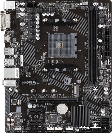 

Материнская плата Gigabyte GA-A320M-H (rev. 2.0)