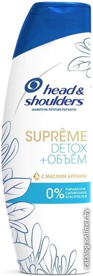 

Head & Shoulders Supreme Detox+ объем с масло Арганы 300 мл