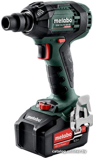 

Гайковерт Metabo SSW 18 LTX 300 BL 602395650 (с 2-мя АКБ, кейс)