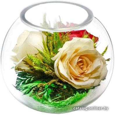 

Цветы, букеты Natural Flower Products Композиция из красных и белых роз IZY5j2