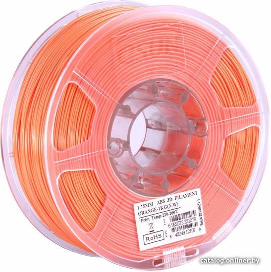 

Пластик eSUN ABS 1.75 мм 1000 г (оранжевый)