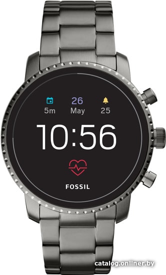 

Умные часы Fossil Gen 4 Explorist HR (дымчатая нержавеющая сталь)