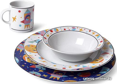 

Столовый сервиз Fissman Baby Star 13856