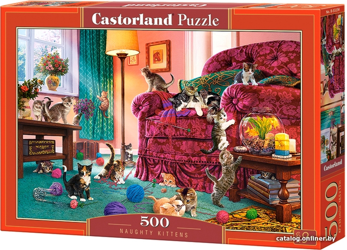 

Пазл Castorland Непослушные котята B-53254 (500 эл)