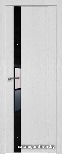 

Межкомнатная дверь ProfilDoors 62XN R 60x200 (монблан/стекло черный лак)