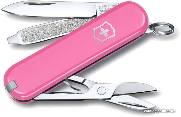 

Нож-брелок Victorinox Classic Mountain Lake 0.6223.51B1 (блистер, розовый)
